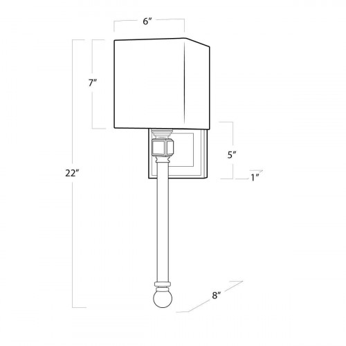 Бра Imperium Loft Regina Andrew Crystal Sconce 85023-22