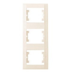 Рамка Makel 3-м Defne вертик. крем. 42010708