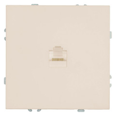 Розетка компьютерная 1-местная RJ-45 (механизм) Эмили, RST00-5117-08, кашемир, soft touch 49899