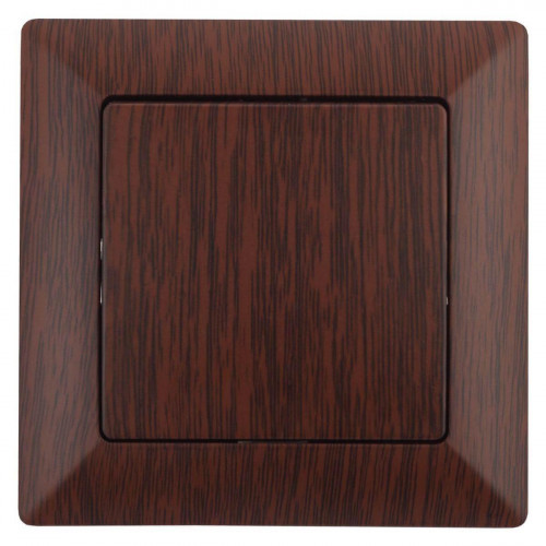 Выключатель одноклавишный ЭРА Intro Solo 10A 250V венге 4-101-10 Б0043268
