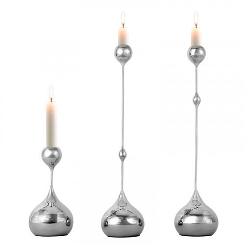 Подсвечник ArtHomeDecor DROP 6917 L SILVER