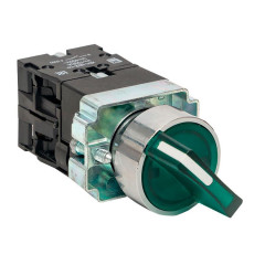Переключатель BD33 3P c зеленой подстветкой 24В NO EKF PROxima xb2-bk33-g-24