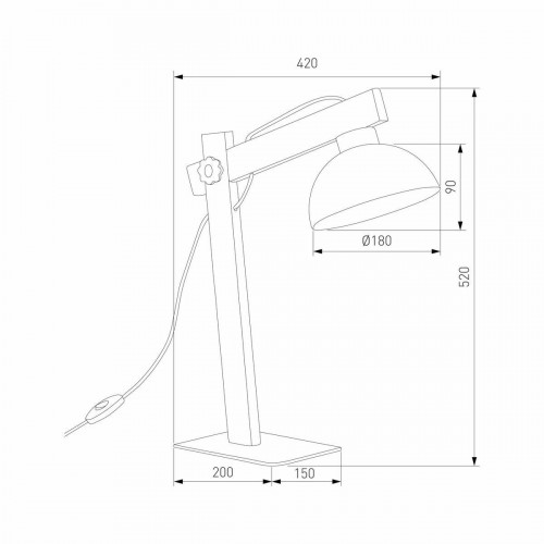 Настольная лампа TK Lighting 5346 Oslo