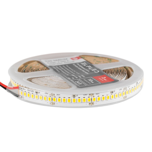 Лента светодиодная ELFLED PRO140, 240/м (2835), 24В, 22Вт/м, 5м, белый теплый 2800-3300К ELFLED-24240-PRO140ww