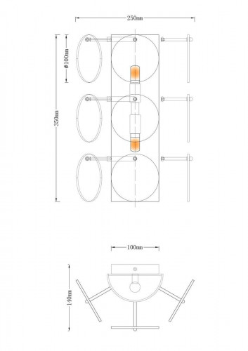 Бра Moderli Komo V7081-2W