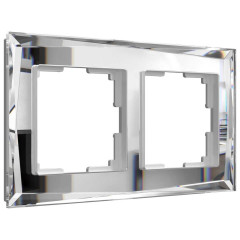 Рамка на 2 поста Werkel Diamant зеркальный W0021220 4690389158827