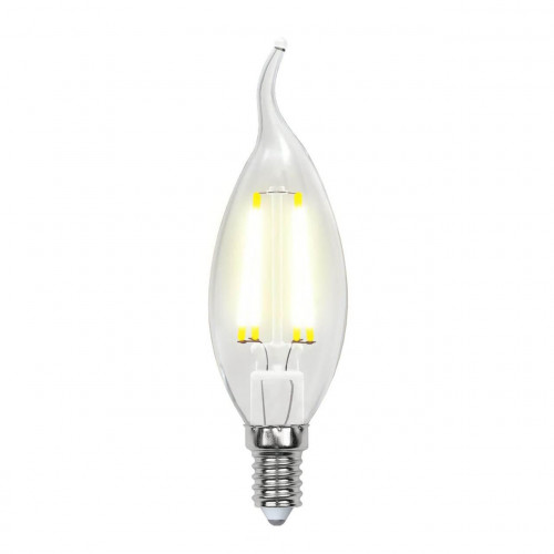 Лампа светодиодная филаментная Uniel E14 7,5W 3000K прозрачная LED-CW35-7,5W/WW/E14/CL GLA01TR UL-00003248