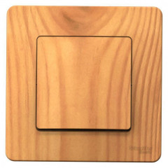 Выключатель одноклавишный Systeme Electric Blanca 10A 250V ясень BLNVS010105