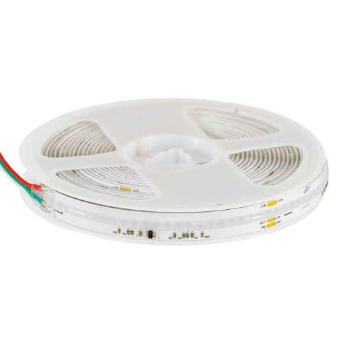 Лента светодиодная ELFLED 720COB диодов, 24В, 5м, ширина 10мм, RGB+IC (WS2811) ELFLED-720COB-10-RGBF-24