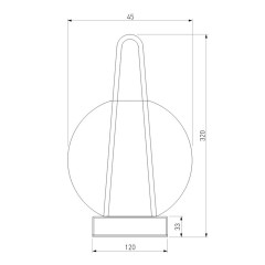 Настольная лампа Eurosvet Frasco 80507/1 черный