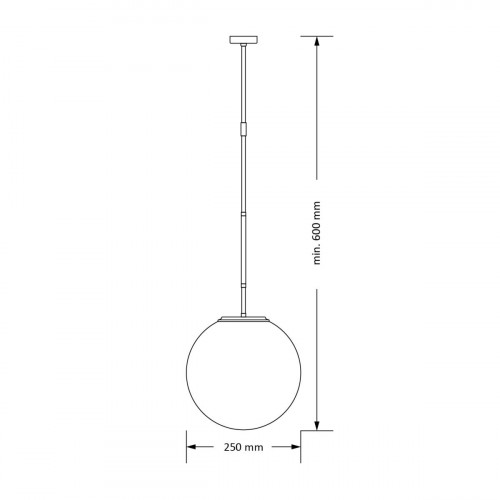 Подвесной светильник KUTEK MOOD Ultimo ULT-ZW-1(ZM)250