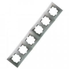 Рамка 6-я Mono Electric Despina антрацит 102-240000-166
