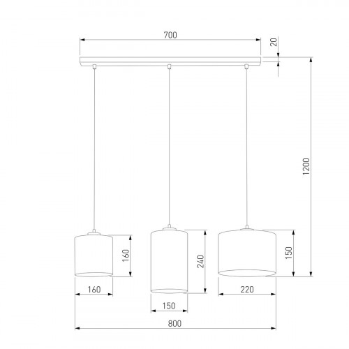 Подвесной светильник TK Lighting 4954 Juta