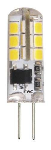 Лампа светодиодная Jazzway G4 3W 2700K прозрачная 2шт 1036636