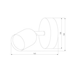 Спот TK Lighting 6265 Top Black White