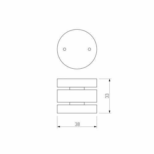 Коннектор круглый для накладного шинопровода Elektrostandard Slim Magnetic 85010/00 черный a063966