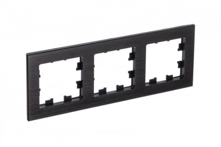 Рамка 3-постовая Systeme Electric AtlasDesign Nature оникс ATN312303