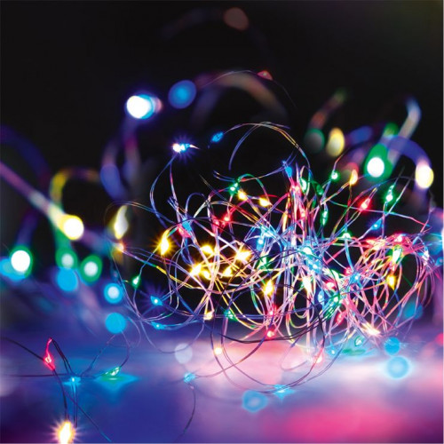 Светодиодная гирлянда ФАZA роса разноцветная DC-G03-50M