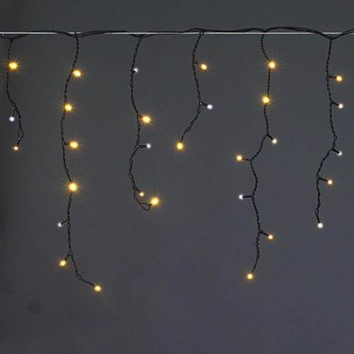 Cветодиодная гирлянда Sneha бахрома 230V теплый белый мерцающий A-056AR WW/W FLASH