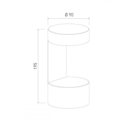 Уличный настенный светодиодный светильник Elektrostandard Nimbus 1540 Techno Led белый a053450