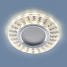 Встраиваемый светильник Elektrostandard 2248 MR16 SL/WH зеркальный/белый a047761
