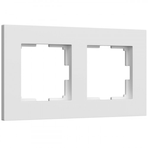 Рамка Werkel Slab на 2 поста белый матовый W0022961 4690389193385