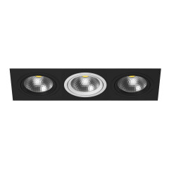 Комплект из светильника и рамки Lightstar Intero 111 (217837+217907+217906+217907) i837070607
