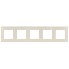 Рамка 5-постовая ЭРА 12 сатин слоновая кость 12-5105-02 Б0052540