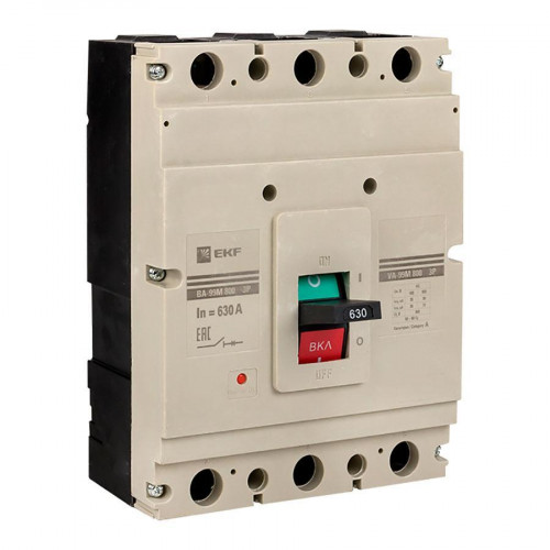 Выключатель автоматический ВА-99М 800/630А 3P 35кА EKF PROxima mccb99-800-630m