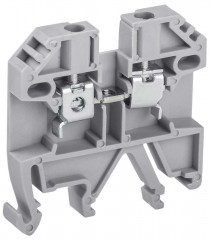 Зажим наборный изолированный (винтовой) ЗНИ - 2,5 (JXB2.5), серый, Stekker 39354