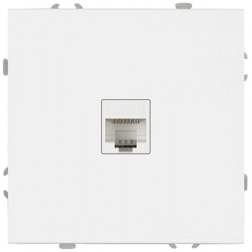 Розетка ЭРА Galaxy 15-3107-01 информационная RJ45 IP20 белый Б0070735
