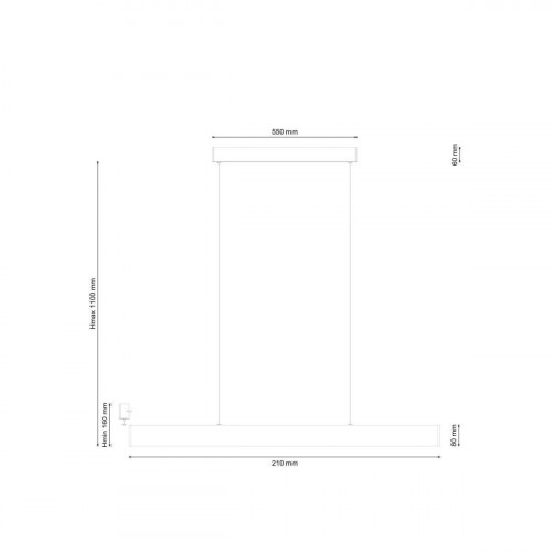 Подвесной светодиодный светильник Lucia Tucci Aero 206.30 Bianco Led