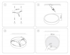Настенно-потолочный светодиодный светильник Ambrella light Wallers Wall FW11112