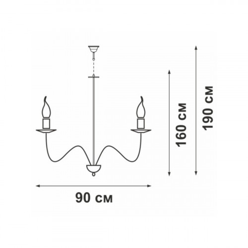 Подвесная люстра Vitaluce V1044-7/12
