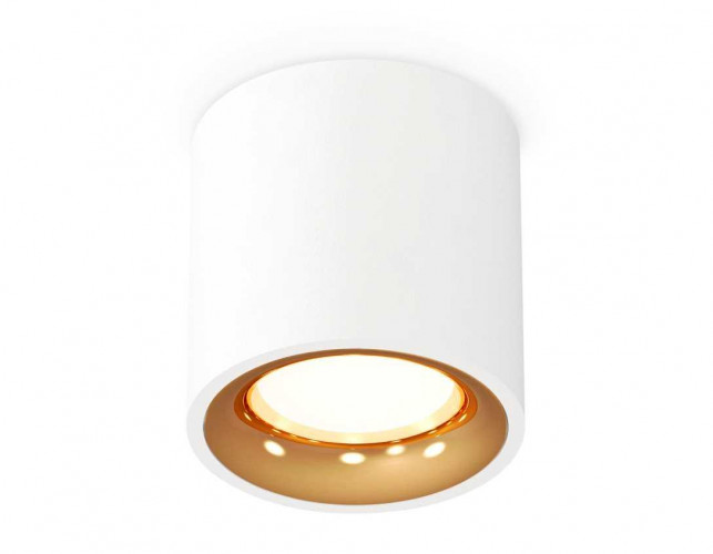 Комплект накладного светильника Ambrella light Techno Spot XS7531024 SWH/PYG белый песок/золото желтое полированное (C7531, N7014)