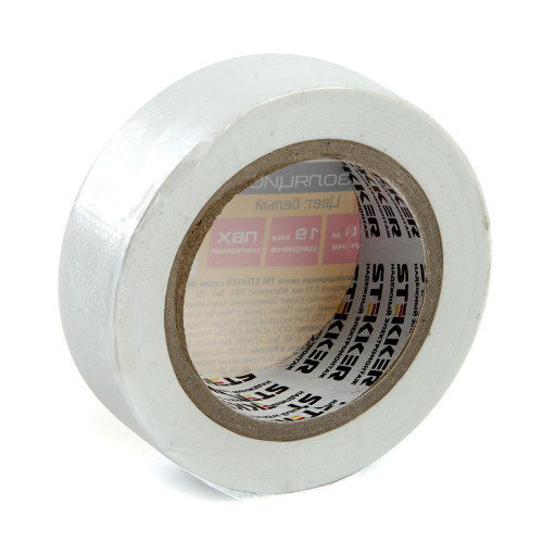 Изоляционная лента Stekker INTP01315-20 0,13*15 мм 20 м белая 39904