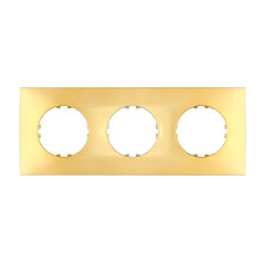 Рамка LK Studio 3-постовая квадрат (золото) Vintage-Quadro 884316-1