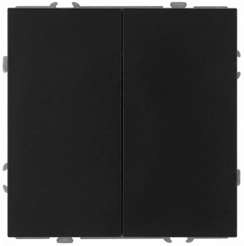 Переключатель ЭРА Galaxy 15-1106-05 двойной 10АХ-250В IP20 антрацит Б0070700