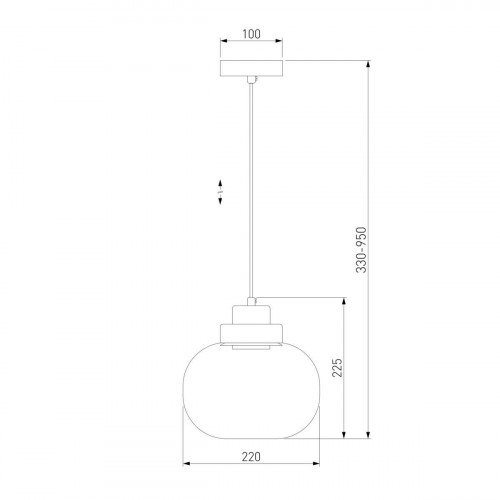 Подвесной светодиодный светильник Eurosvet Jeffry 50241/1 Led дымчатый