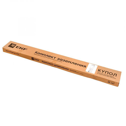 Комплект заземления 3м (стержни D=20мм) безмуфтовый HZ EKF PROxima gc-24301