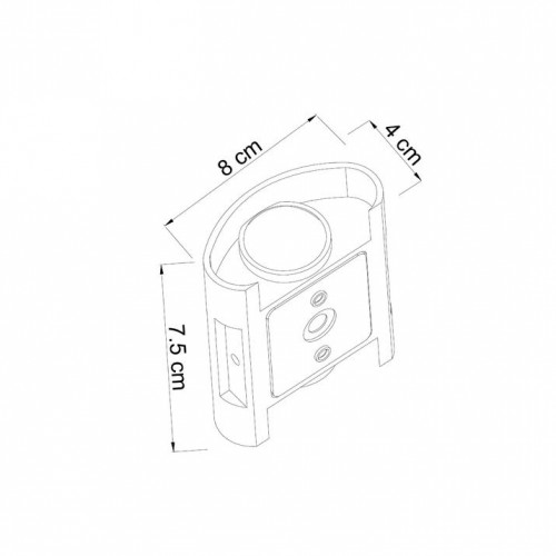 Уличный настенный светодиодный светильник Arte Lamp Bosto A3122AL-2WH