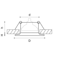 Встраиваемый светильник Lightstar Levigo 010020