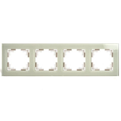Рамка 4-постовая Stekker Катрин дымчатый GFR00-7004-07 49037