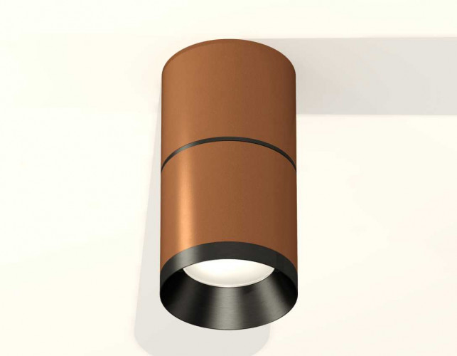 Комплект накладного светильника Ambrella light Techno Spot XS7404041 SCF/PBK кофе песок/черный полированное (C7404, A2071, C7404, N7031)