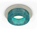 Комплект встраиваемого светильника Ambrella light Techno Spot XC7623023 SGR/BL серый песок/голубой (C7623, N7194)