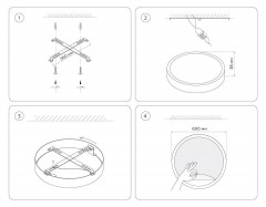 Настенно-потолочный светодиодный светильник Ambrella light Wallers Wall FW11114