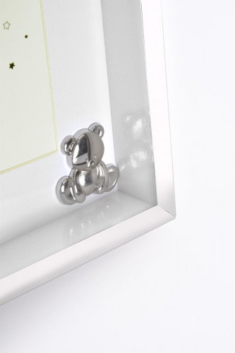 Фоторамка Innova PM01460 Ф/рамка 10*10cm Baby Deep Silver Plated, серебро, металл (6/12/360) Б0046331