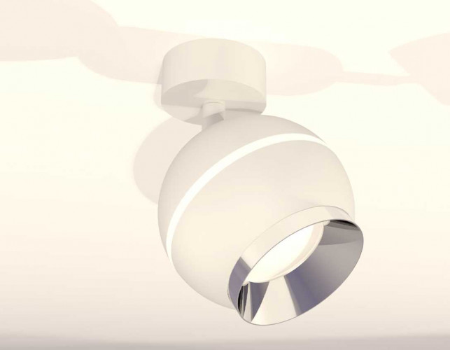 Комплект накладного светильника Ambrella light Techno Spot XM1101002 SWH/PSL белый песок/серебро полированное (A2202, C1101, N7032)