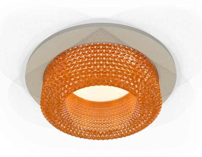 Комплект встраиваемого светильника Ambrella light Techno Spot XC7623024 SGR/CF серый песок/кофе (C7623, N7195)