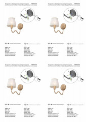 Бра Vitaluce V1848-8/1A